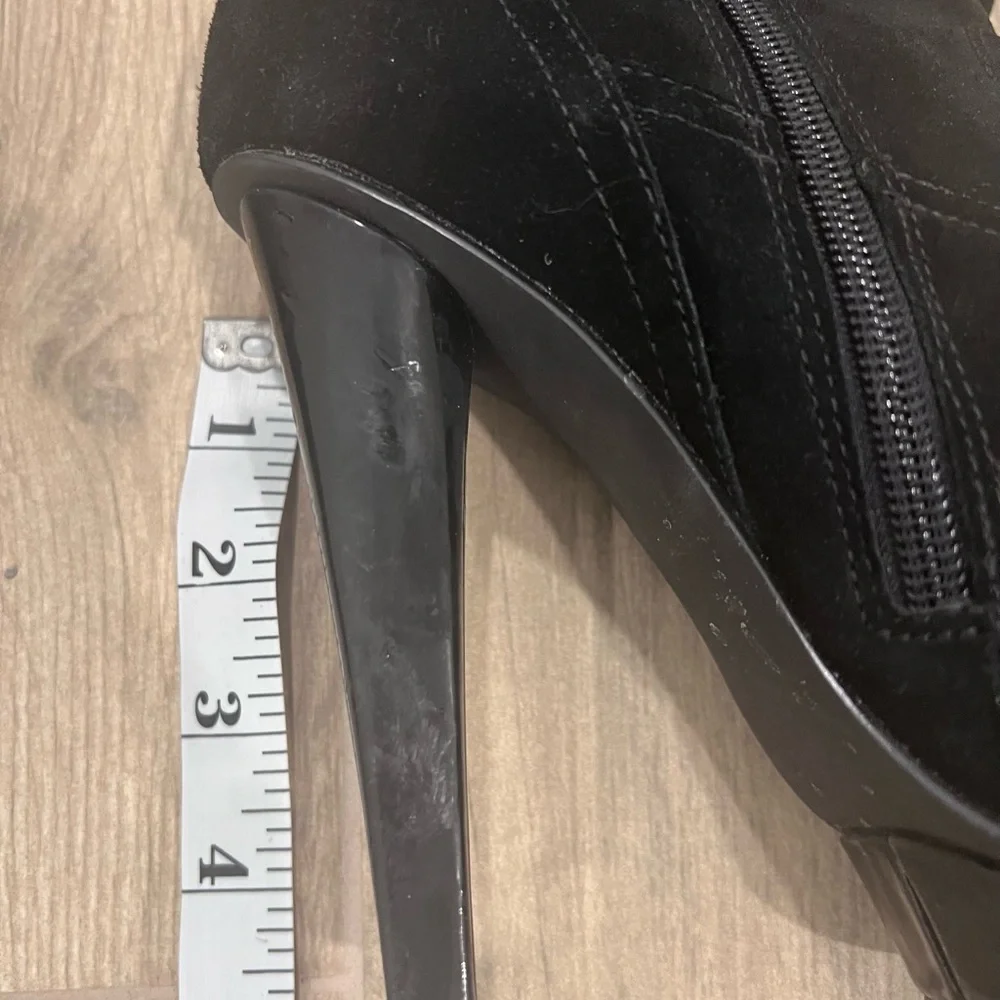 Steve Madden Boots Black Suede Xennon 5